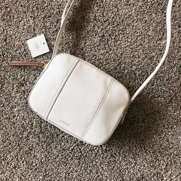 NWT Fossil Gemma Mini Camera Bag in Coconut - Picture 7 of 7